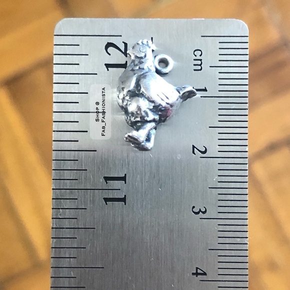 James Avery RARE Happy Hen Chicken Charm Sterling Silver - Picture 7 of 7